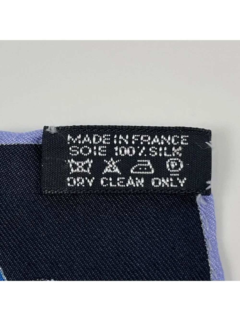 Hermes Petit Carre Mediterranee Scarf Mediterranean Silk Black Blue